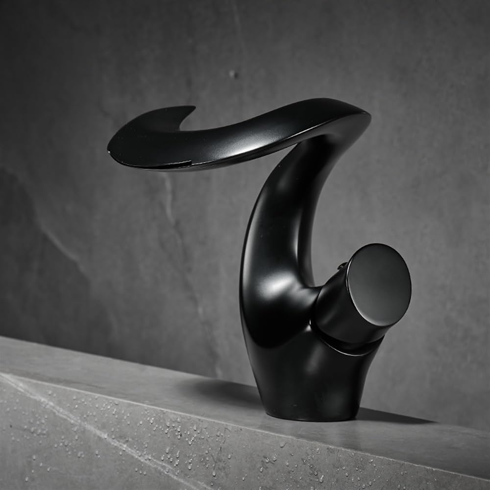 Waterfall Painted Finishes Mount Outside Single Handle One HoleBath Taps