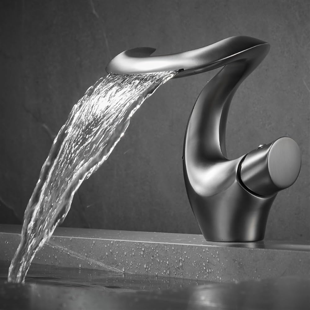 Waterfall Painted Finishes Mount Outside Single Handle One HoleBath Taps