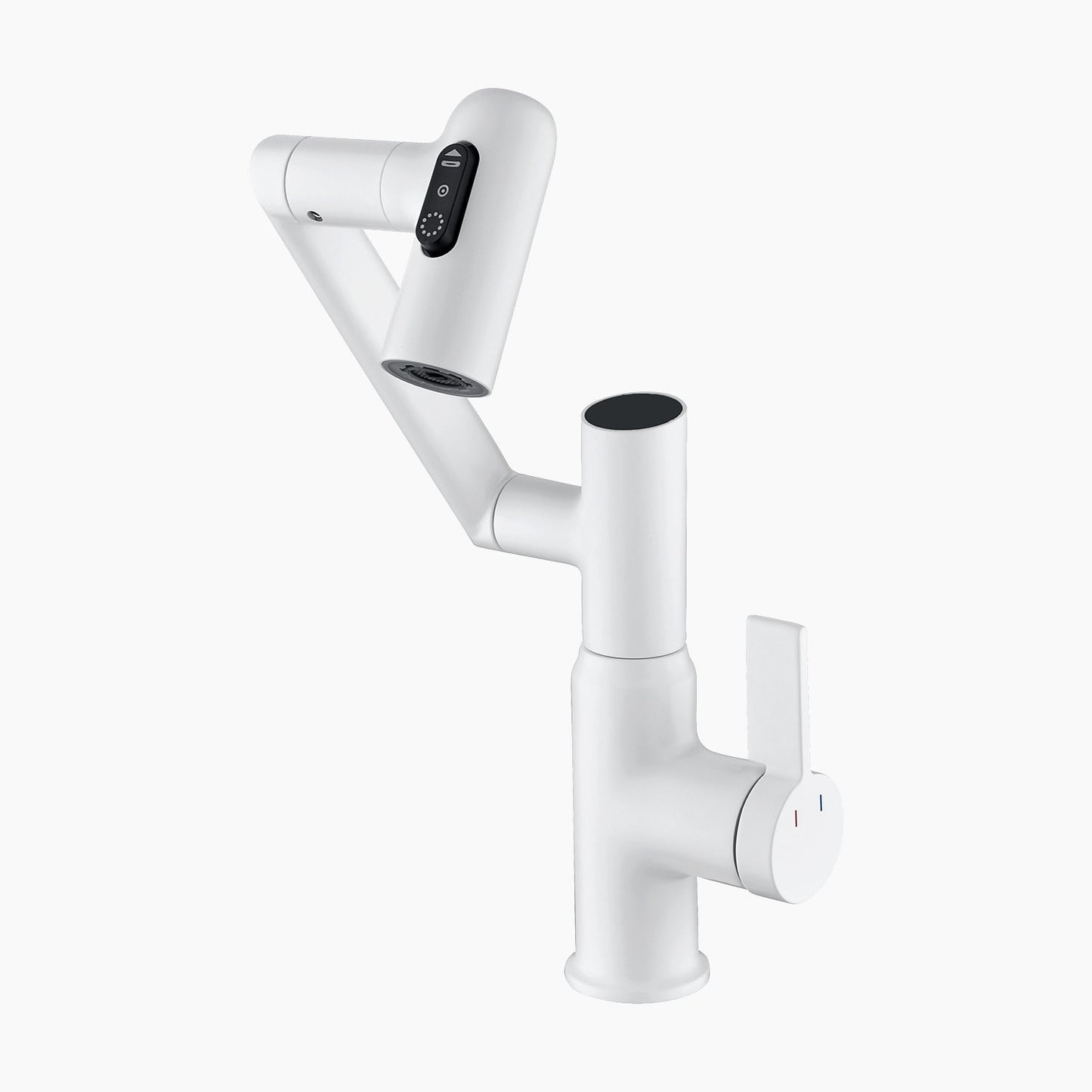 2025 Latest Smart Modern Rotatable Single-Hole Bathroom Faucet  with Temperature Display - Showerprolux