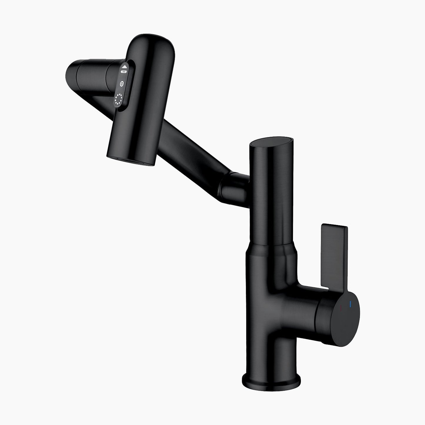 2025 Latest Smart Modern Rotatable Single-Hole Bathroom Faucet  with Temperature Display - Showerprolux