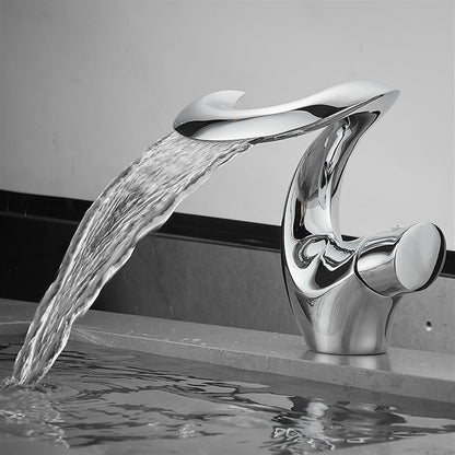 Waterfall Painted Finishes Mount Outside Single Handle One HoleBath Taps