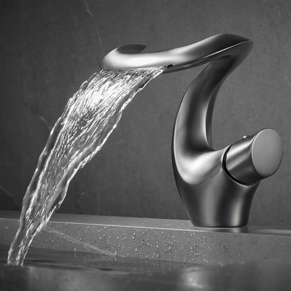 Waterfall Painted Finishes Mount Outside Single Handle One HoleBath Taps