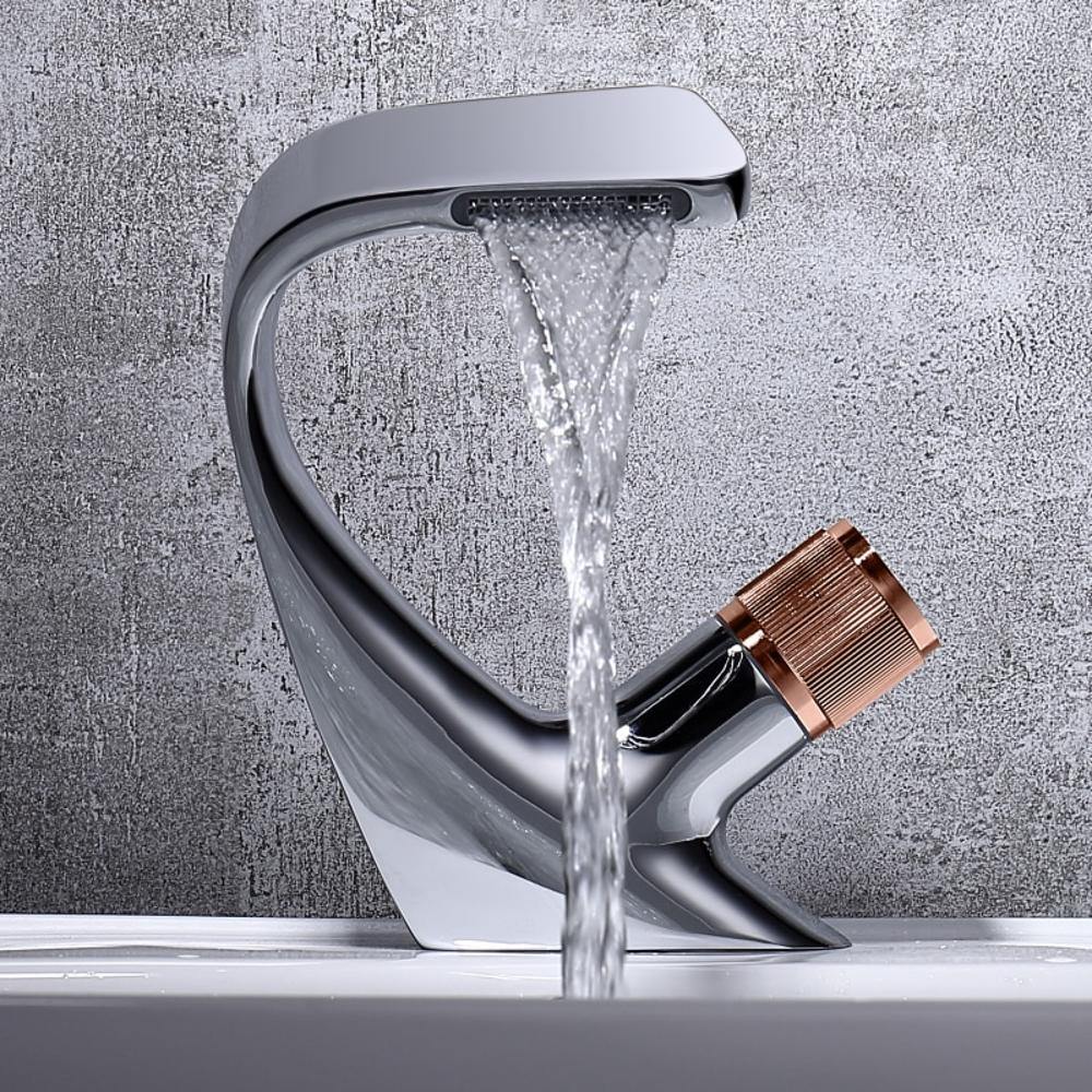 Modern Design Waterfall Single Hole Faucet