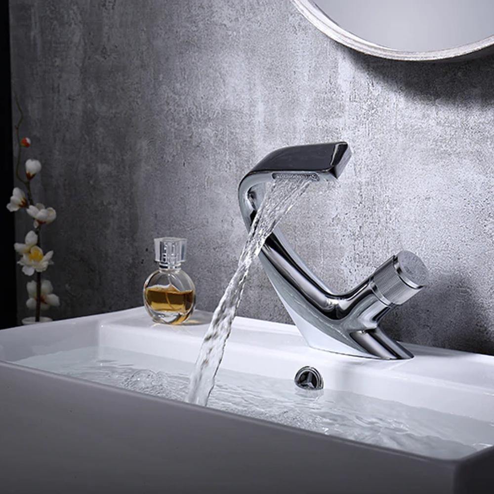 Modern Design Waterfall Single Hole Faucet