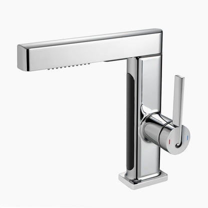 Showerprolux Single-Hole Pull-Out Faucet with Temperature Display