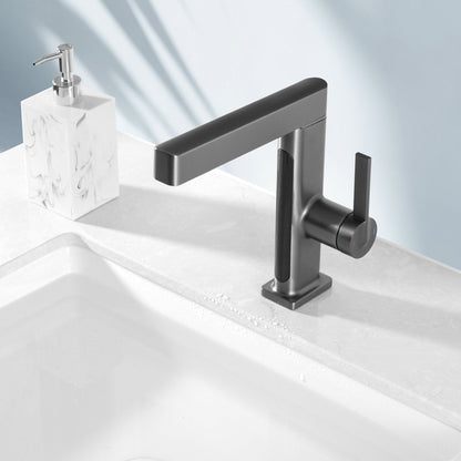 Showerprolux Single-Hole Pull-Out Faucet with Temperature Display