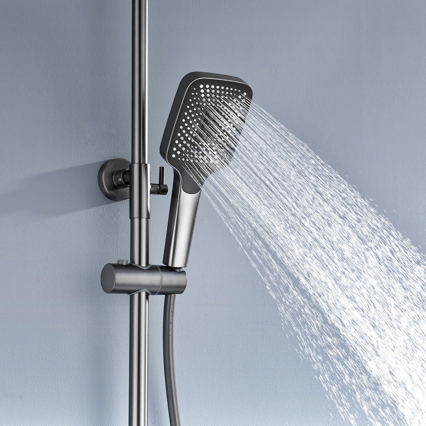 Intelligent Shower System with Temperature Display and Multi-Function Water Outlets