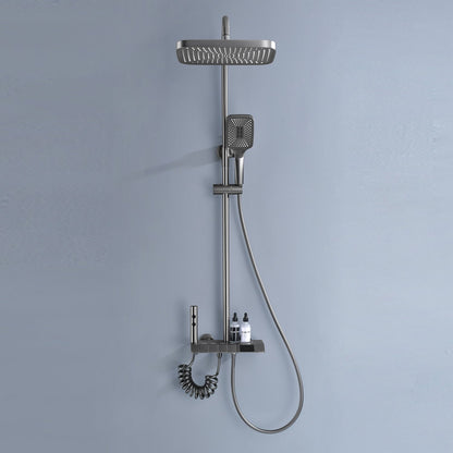 Temperature Controlled Shower System with Multiple Water Outlet Options