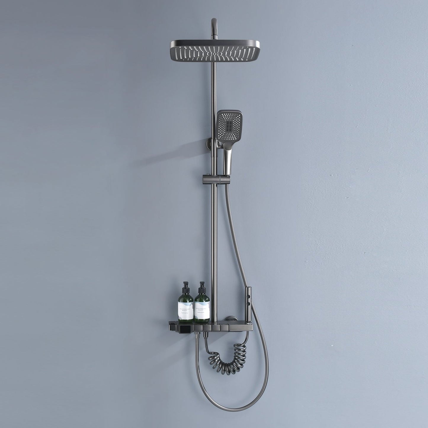 Advanced Shower System with Temperature Display and Versatile Water Outlet Modes