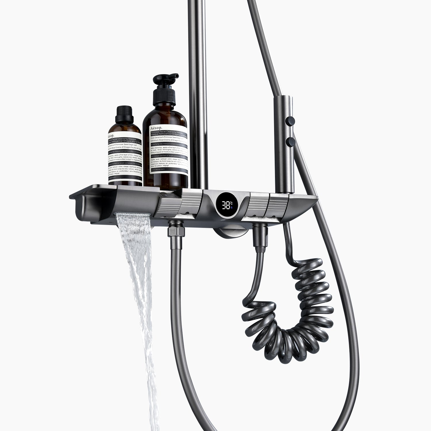 Intelligent Shower System with Temperature Display and Multi-Function ...